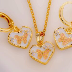 Juego Corazón Mariposa