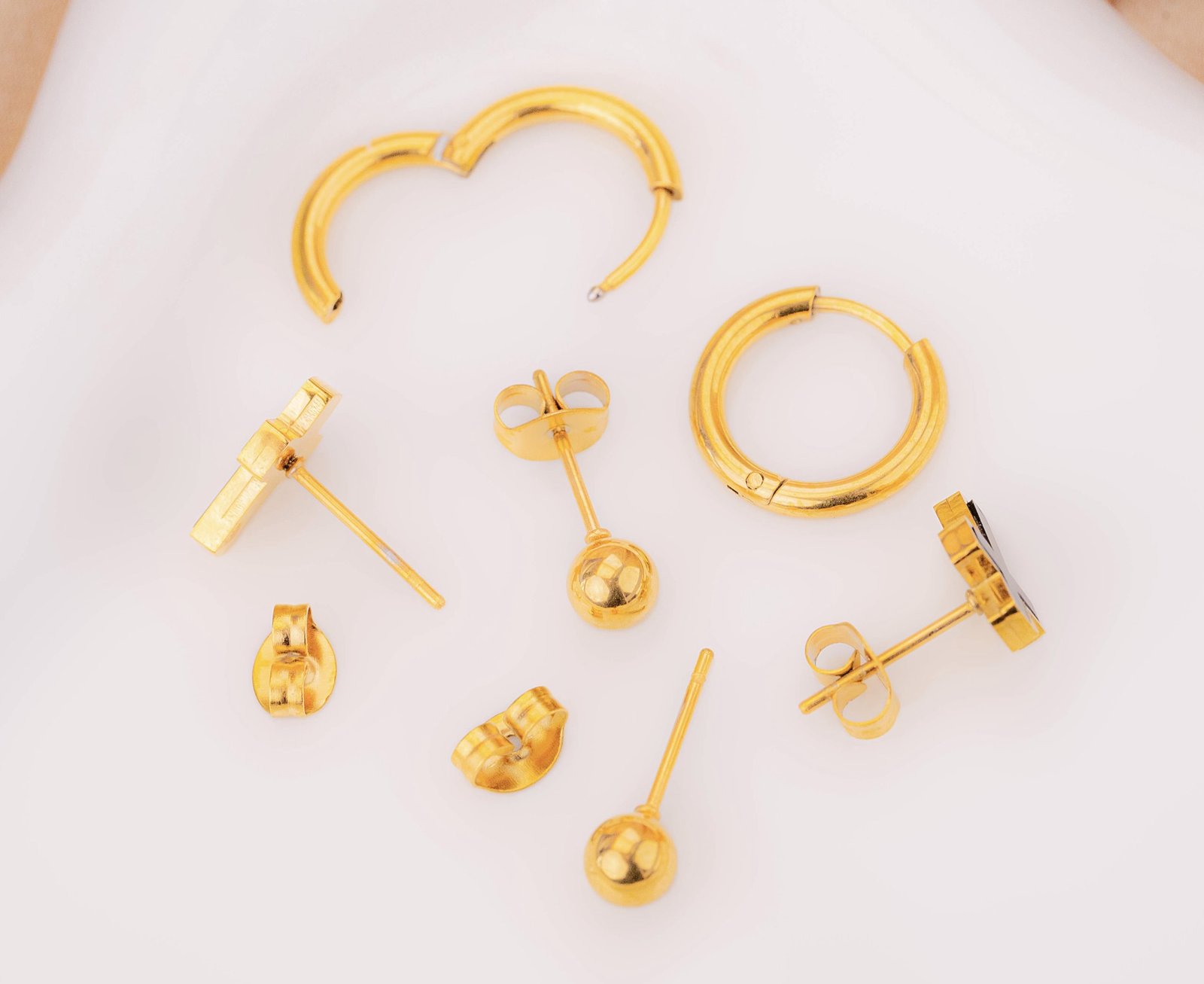 Set Aretes Cruces Candongas 2 Set Aretes Cruces Candongas - Imagen 2